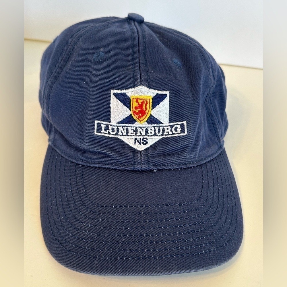 Navy Lunenburg NS 100% Cotton Cap by Tall Ships Trading Company Sz Adult OS